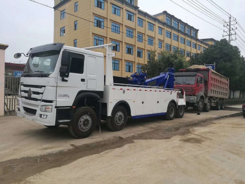 重汽豪沃前四后八一托一清障車
